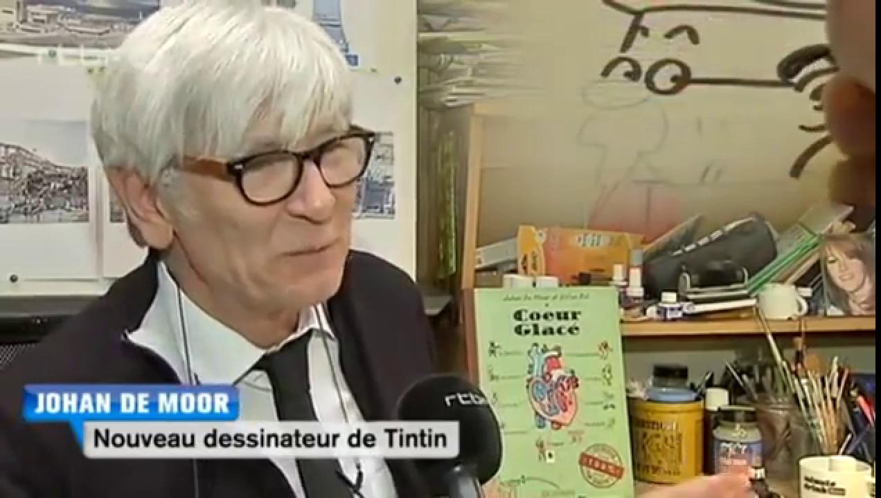 RTBF, Un nouvel album de Tintin en exclusivite - 1 Avril 2015