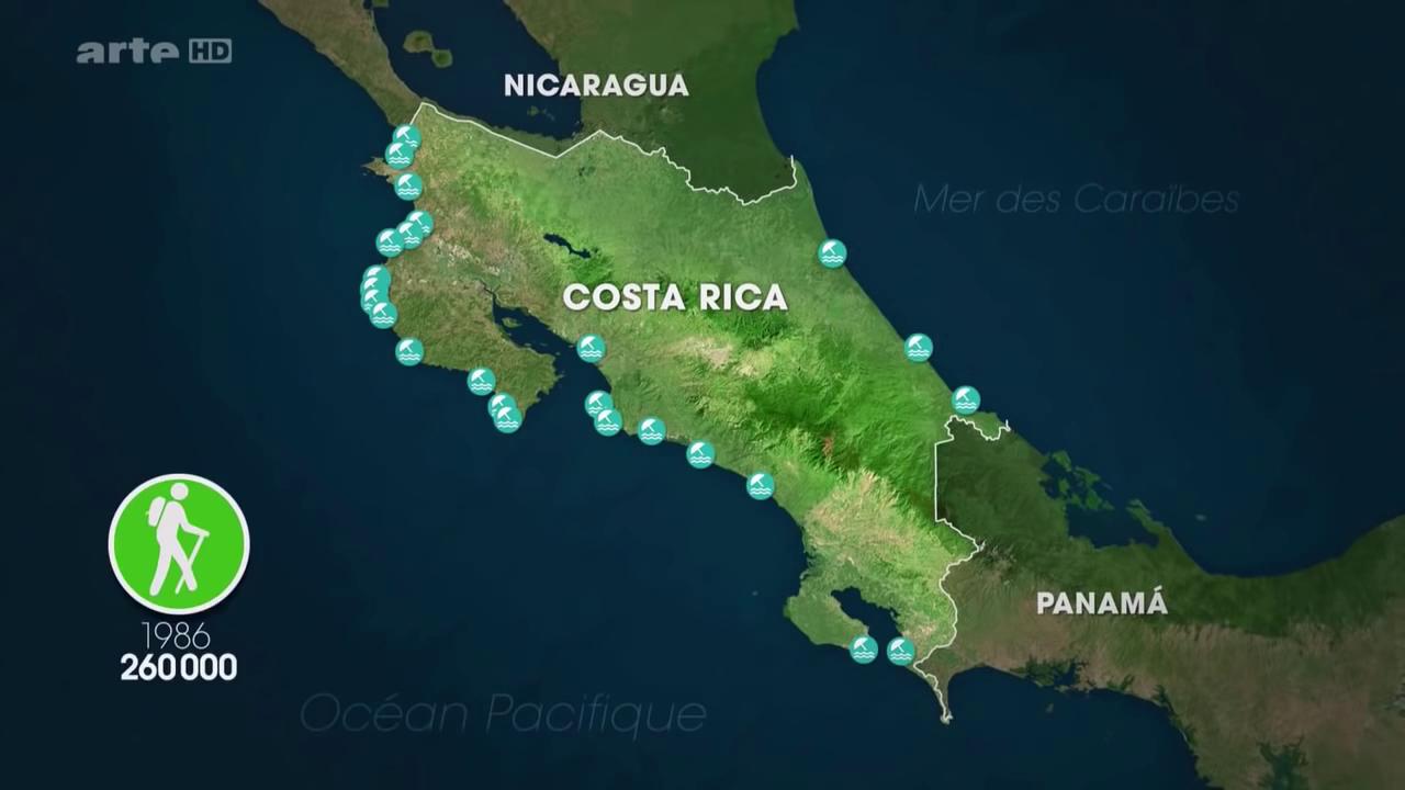 Costa-Rica Democratie Verte - Le dessous des cartes 12-09-2015 Arte